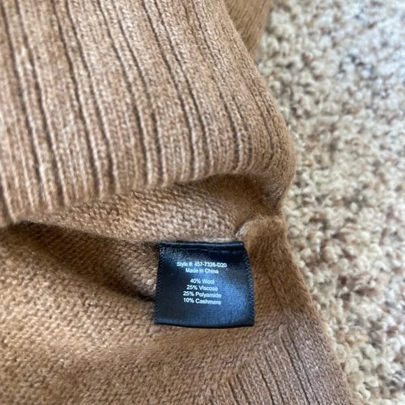 Jenni Kayne Everyday Sweater, Dark Camel - Picture 4 of 6